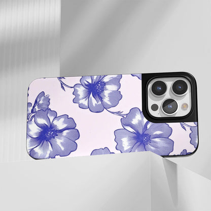 Industry-Level Tough Matte Flowers iPhone Case