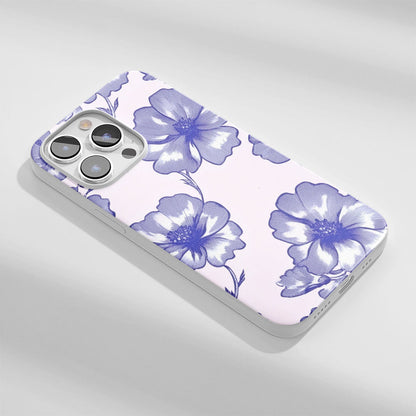 Latest 3rd-Generation Crystal Tough Glossy Flowers iPhone Case