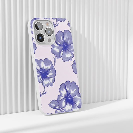 Latest 3rd-Generation Crystal Tough Glossy Flowers iPhone Case