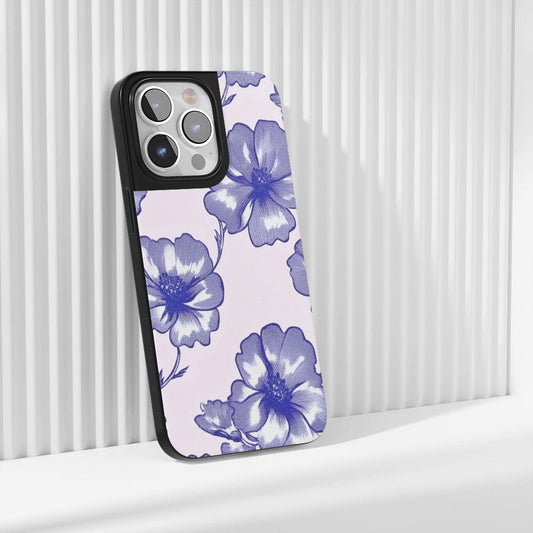 Industry-Level Tough Matte Flowers iPhone Case