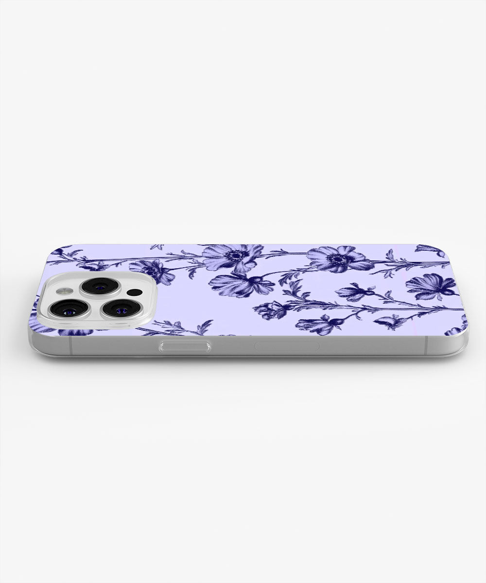 Latest 3rd-Generation Crystal Tough Glossy Flowers iPhone Case (MagSafe-Compatible)