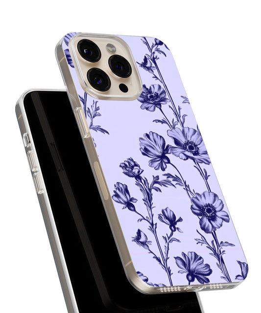 Latest 3rd-Generation Crystal Tough Glossy Flowers iPhone Case (MagSafe-Compatible)