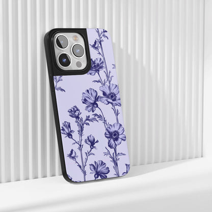 Industry-Level Tough Matte Flowers iPhone Case