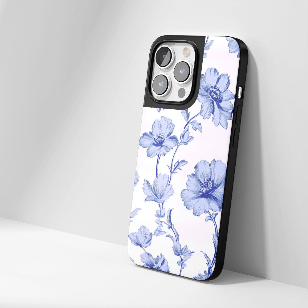 Industry-Level Tough Matte Flowers iPhone Case