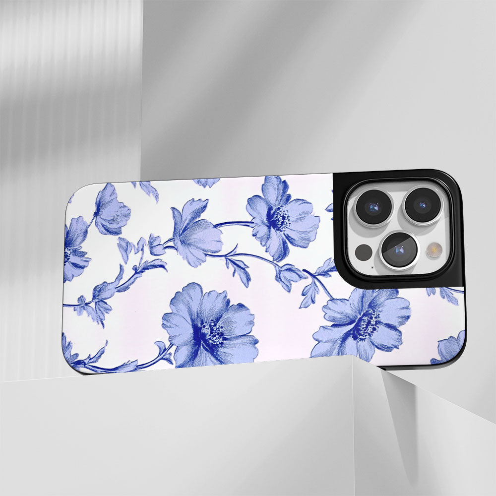 Industry-Level Tough Matte Flowers iPhone Case