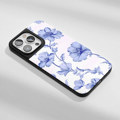 Industry-Level Tough Matte Flowers iPhone Case