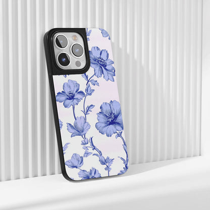 Industry-Level Tough Matte Flowers iPhone Case