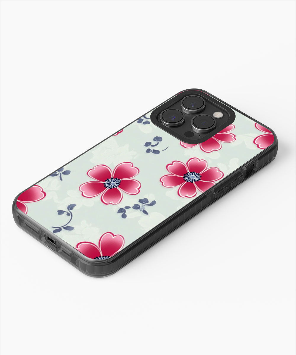 Latest 3rd-Generation Pop Tough Matte Flowers iPhone Case (MagSafe-Compatible)