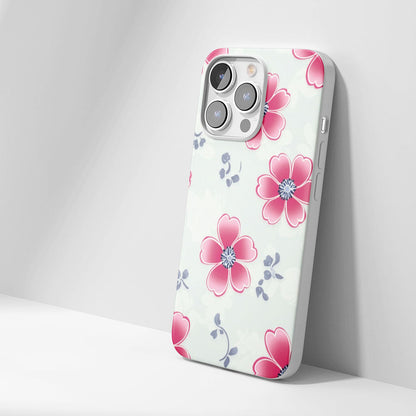 Latest 3rd-Generation Crystal Tough Glossy Flowers iPhone Case