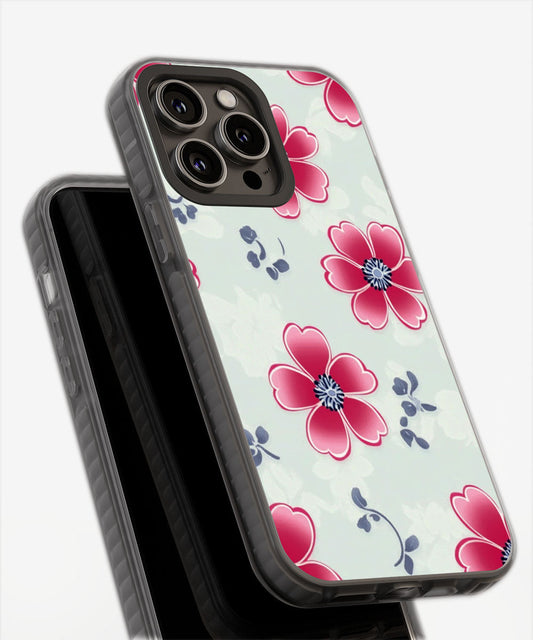 Latest 3rd-Generation Pop Tough Matte Flowers iPhone Case (MagSafe-Compatible)