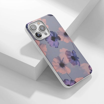 Latest 3rd-Generation Crystal Tough Glossy Flowers iPhone Case