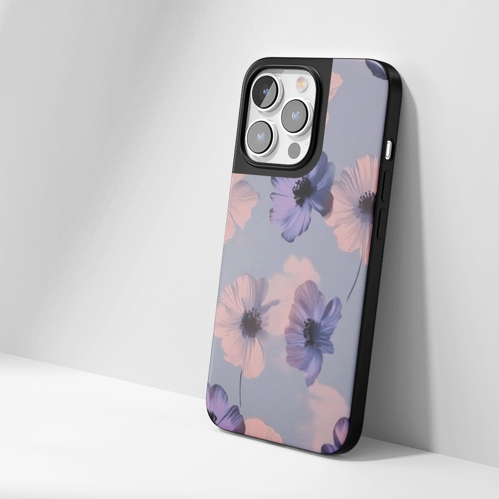 Industry-Level Tough Matte Flowers iPhone Case