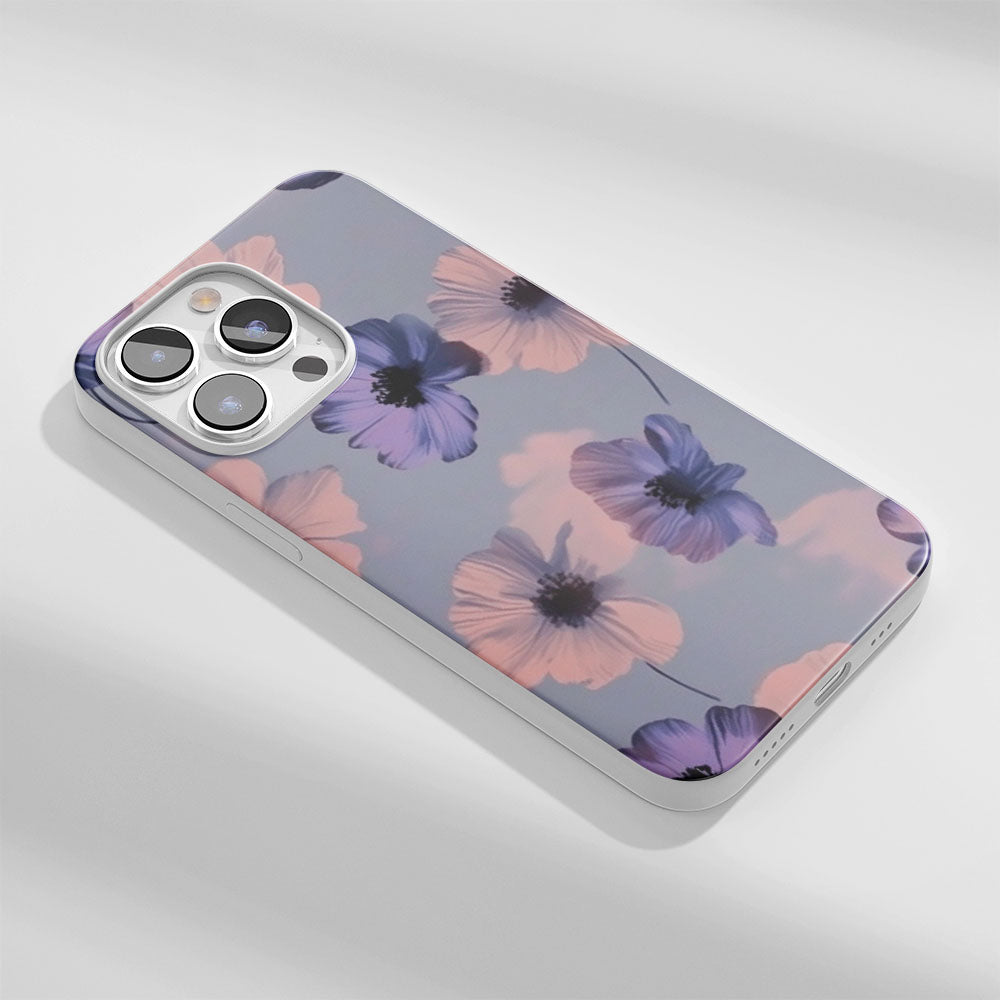 Latest 3rd-Generation Crystal Tough Glossy Flowers iPhone Case