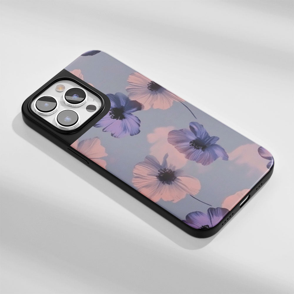 Industry-Level Tough Matte Flowers iPhone Case