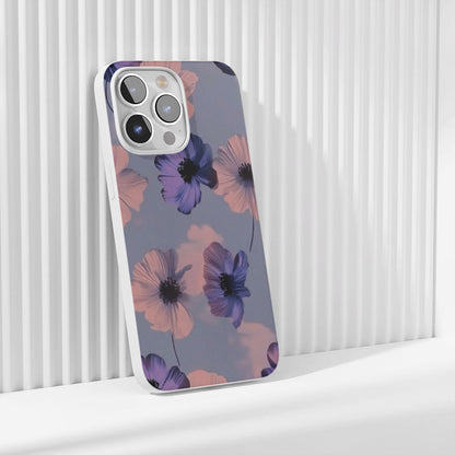 Latest 3rd-Generation Crystal Tough Glossy Flowers iPhone Case