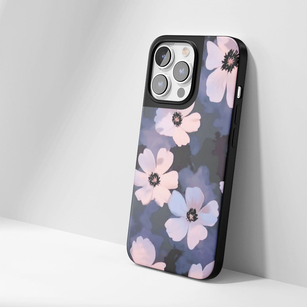 Industry-Level Tough Matte Flowers iPhone Case