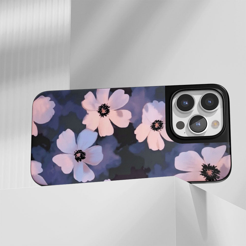 Industry-Level Tough Matte Flowers iPhone Case