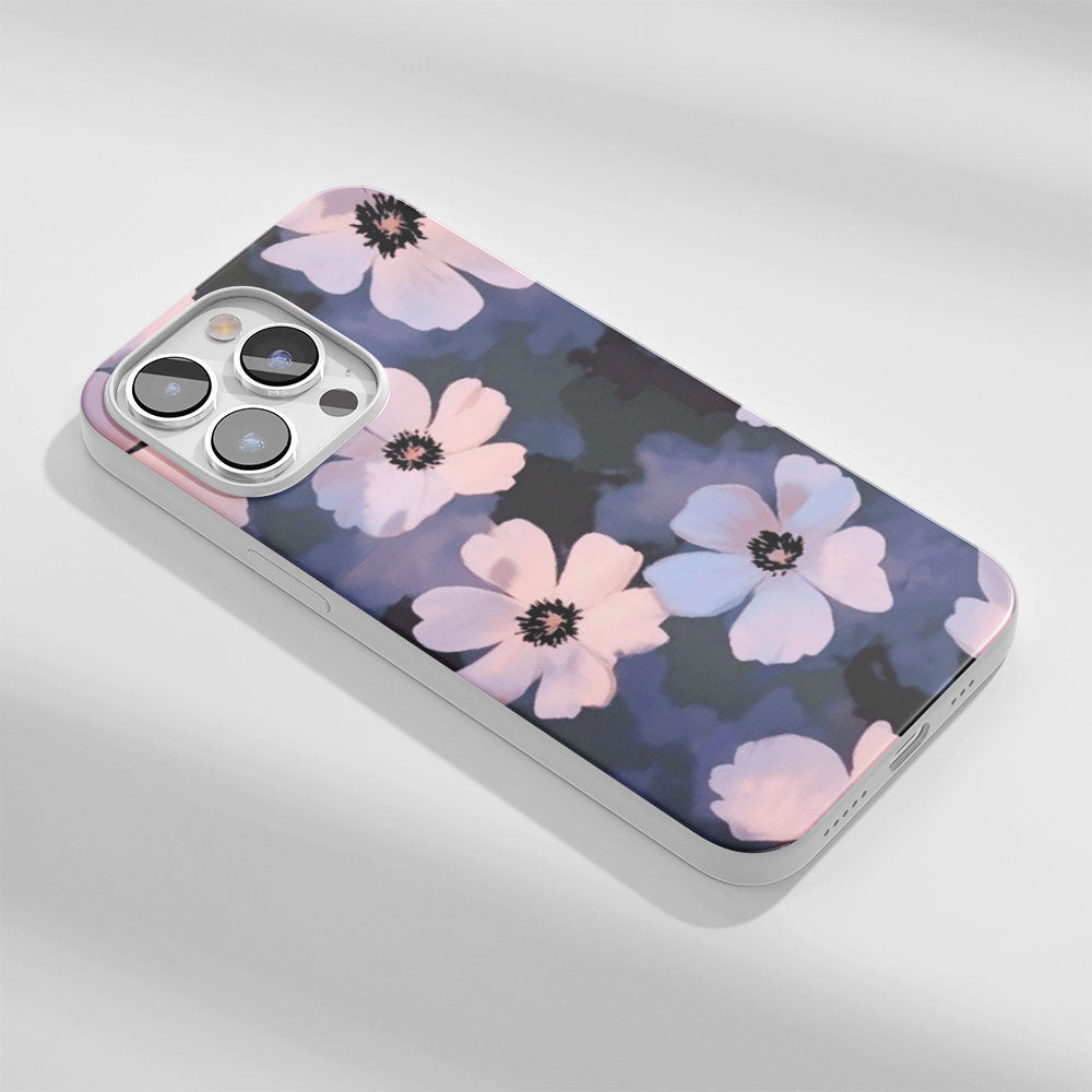 Latest 3rd-Generation Crystal Tough Glossy Flowers iPhone Case