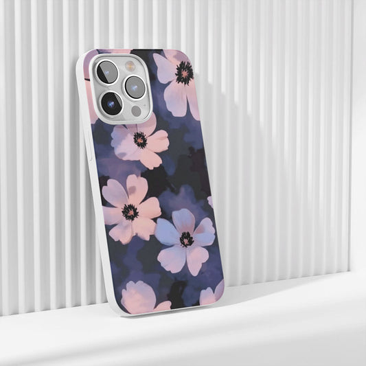 Latest 3rd-Generation Crystal Tough Glossy Flowers iPhone Case