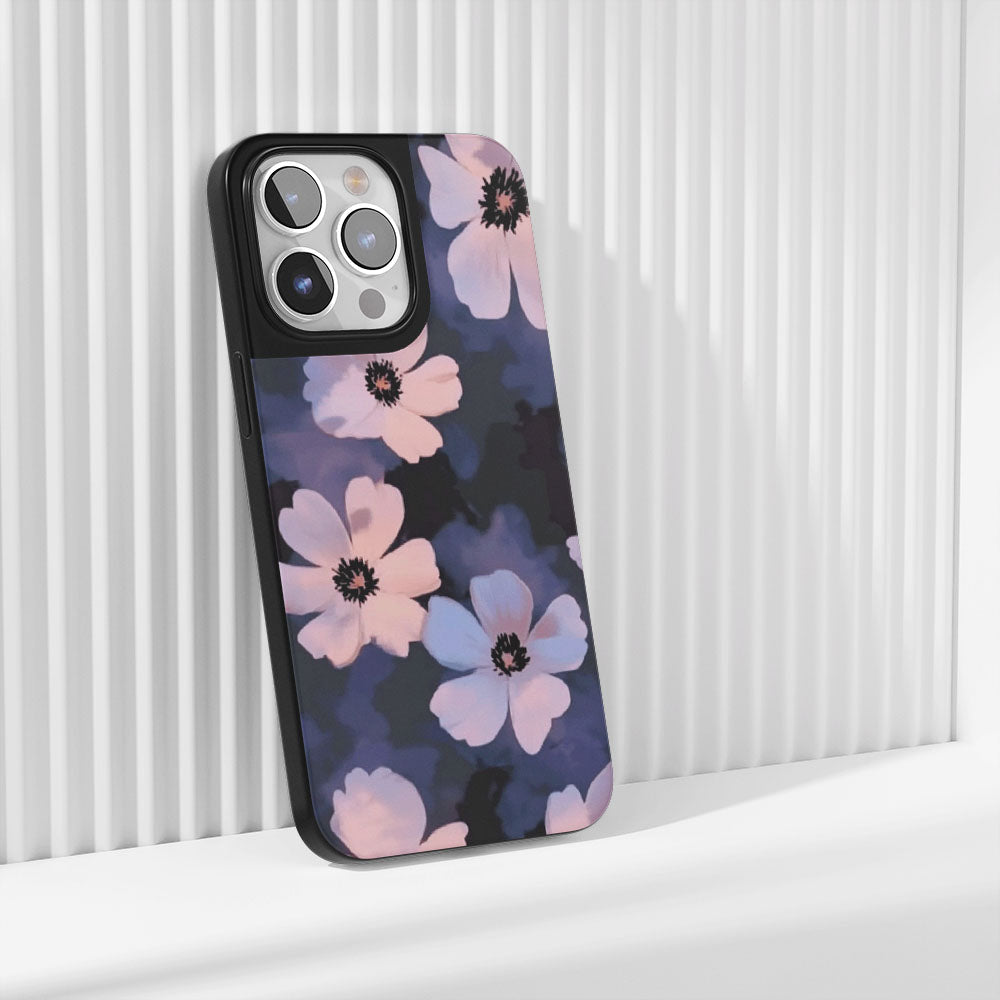 工業級堅韌霧面花朵 iPhone 手機殼