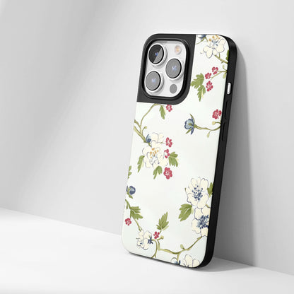 Industry-Level Tough Matte Flowers iPhone Case