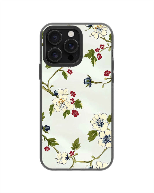 Latest 3rd-Generation Pop Tough Matte Flowers iPhone Case (MagSafe-Compatible) [Back Cover Only]