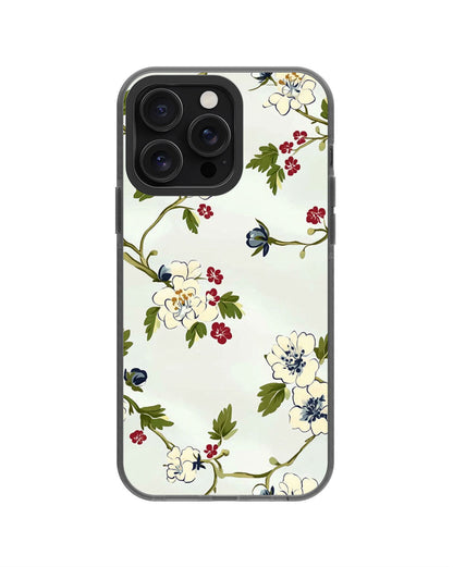 Latest 3rd-Generation Pop Tough Matte Flowers iPhone Case (MagSafe-Compatible)