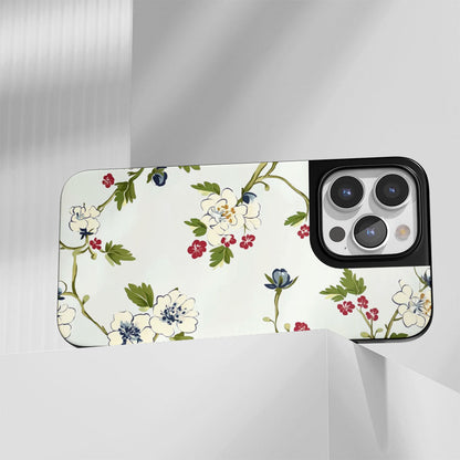 Industry-Level Tough Matte Flowers iPhone Case