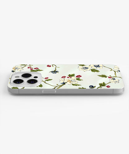 Latest 3rd-Generation Crystal Tough Glossy Flowers iPhone Case (MagSafe-Compatible)
