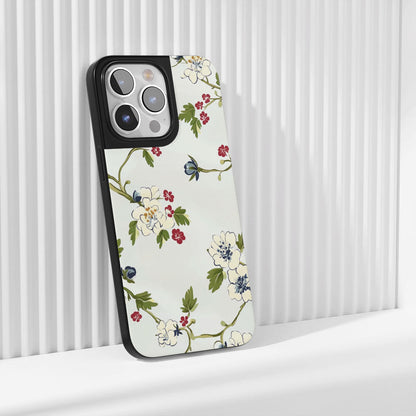 Industry-Level Tough Matte Flowers iPhone Case