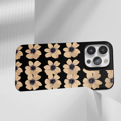 Industry-Level Tough Matte Flowers iPhone Case