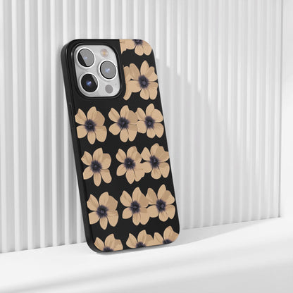 Industry-Level Tough Matte Flowers iPhone Case