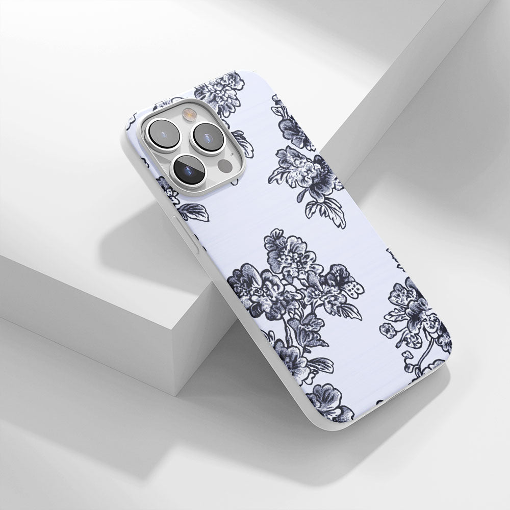 Latest 3rd-Generation Crystal Tough Glossy Flowers iPhone Case