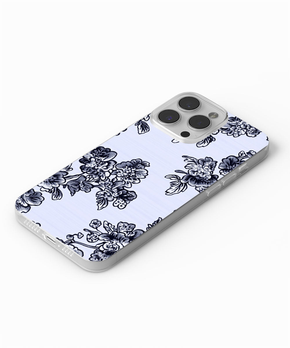 Latest 3rd-Generation Crystal Tough Glossy Flowers iPhone Case (MagSafe-Compatible)