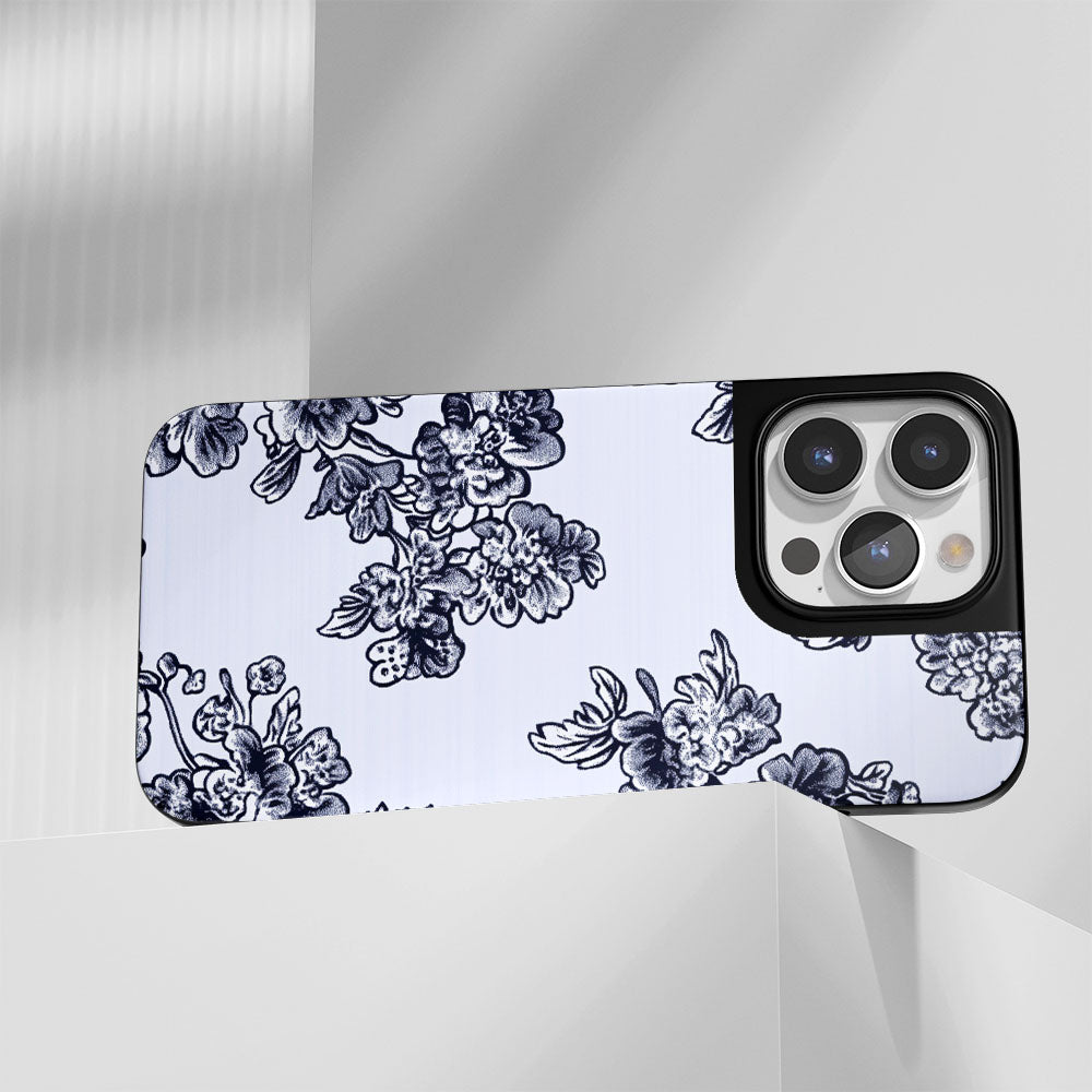 Industry-Level Tough Matte Flowers iPhone Case