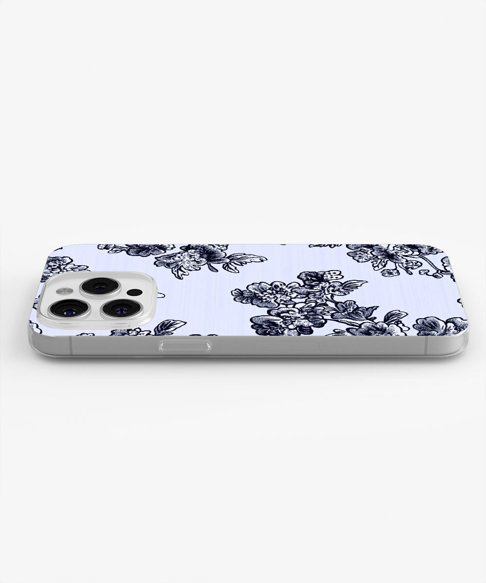 Latest 3rd-Generation Crystal Tough Glossy Flowers iPhone Case (MagSafe-Compatible)