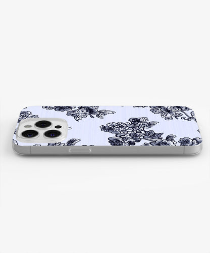 Latest 3rd-Generation Crystal Tough Glossy Flowers iPhone Case (MagSafe-Compatible)