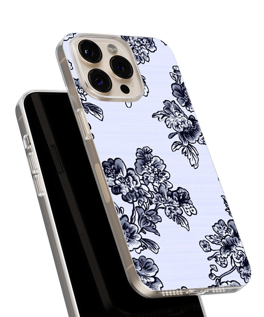 Latest 3rd-Generation Crystal Tough Glossy Flowers iPhone Case (MagSafe-Compatible)