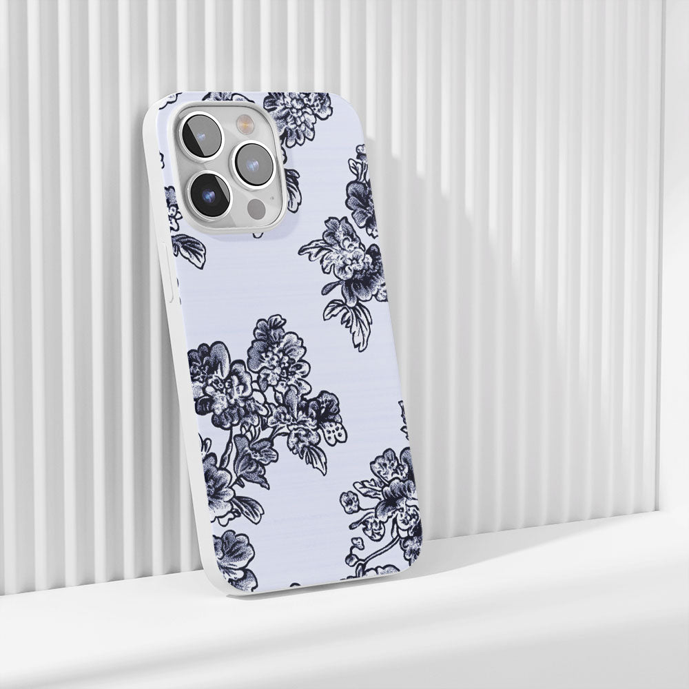 Latest 3rd-Generation Crystal Tough Glossy Flowers iPhone Case