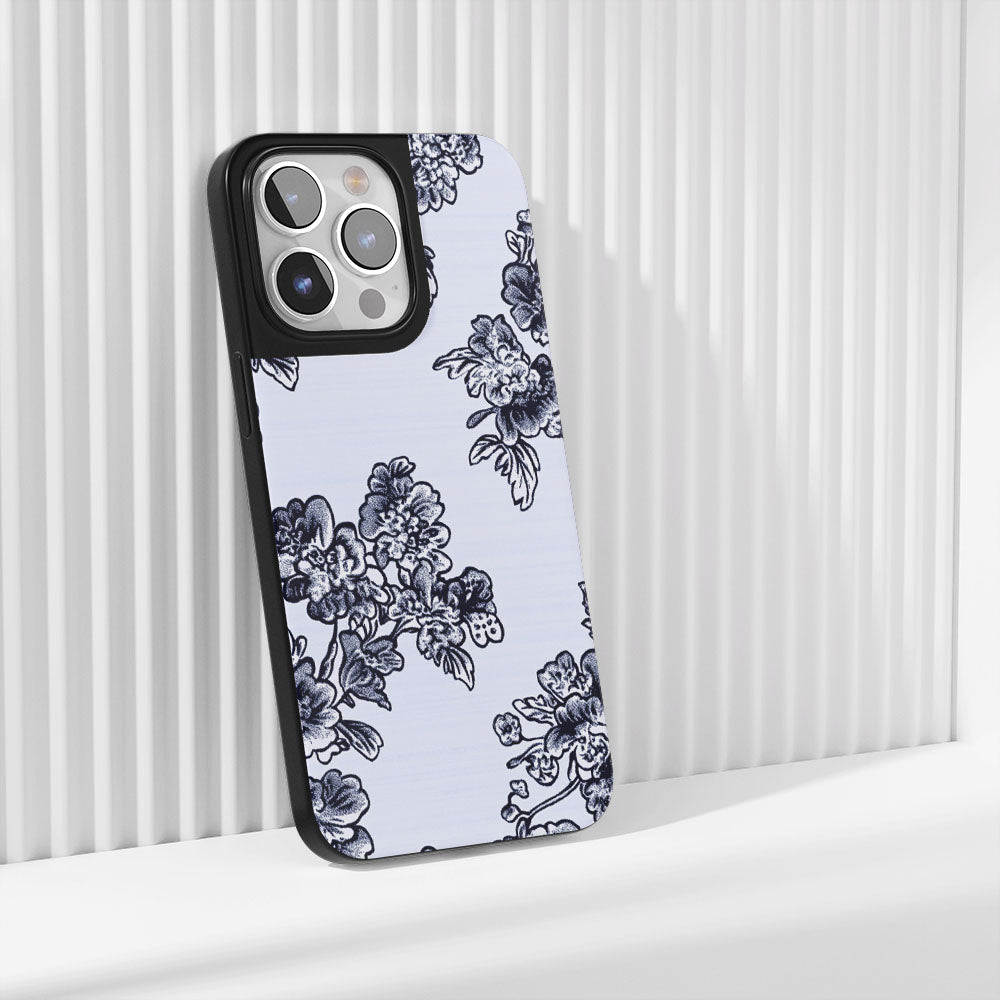 Industry-Level Tough Matte Flowers iPhone Case