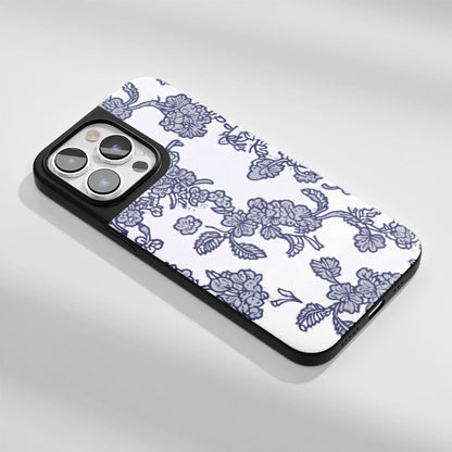 Industry-Level Tough Matte Flowers iPhone Case