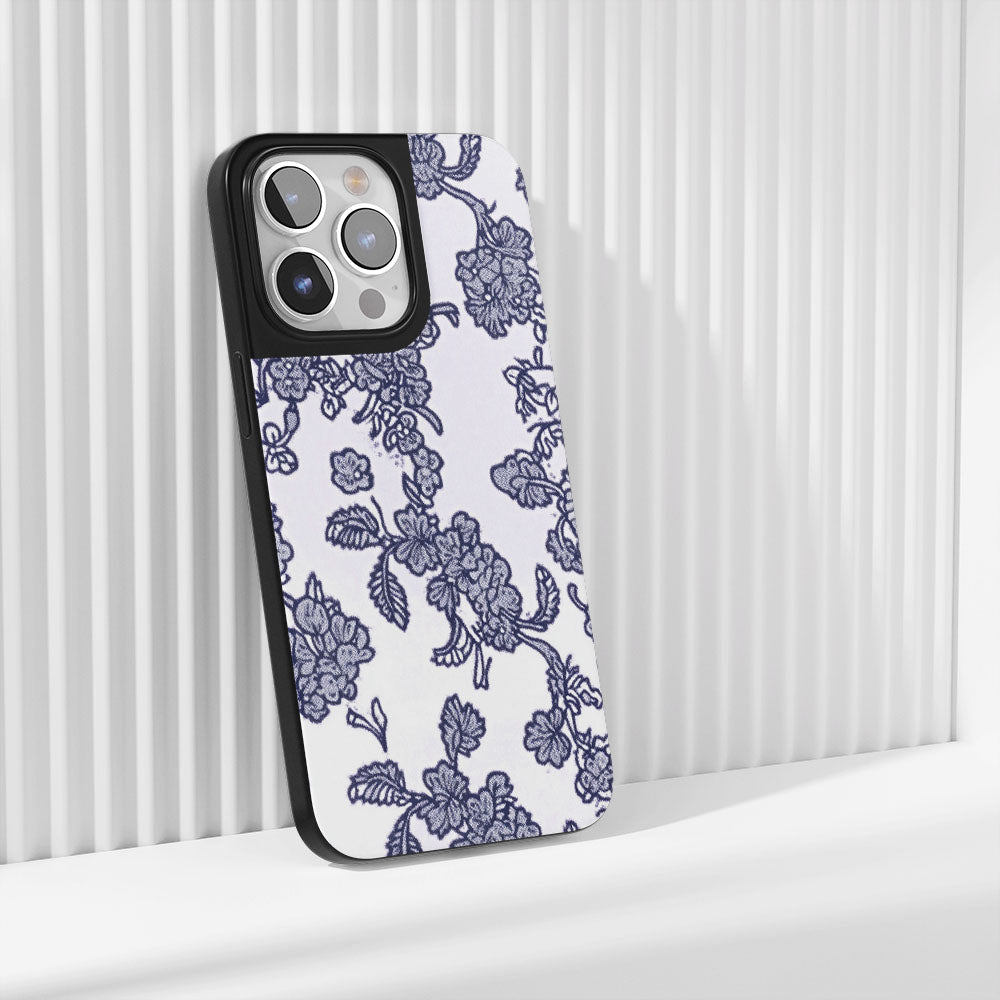 Industry-Level Tough Matte Flowers iPhone Case