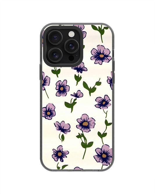 Latest 3rd-Generation Pop Tough Matte Flowers iPhone Case (MagSafe-Compatible) [Back Cover Only]