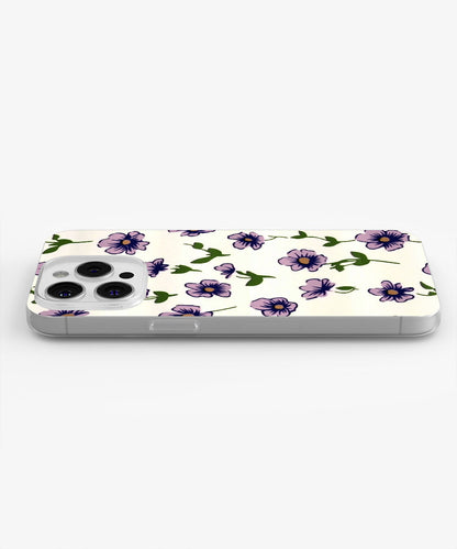 Latest 3rd-Generation Crystal Tough Glossy Flowers iPhone Case (MagSafe-Compatible)