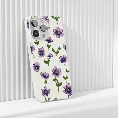 Latest 3rd-Generation Crystal Tough Glossy Flowers iPhone Case