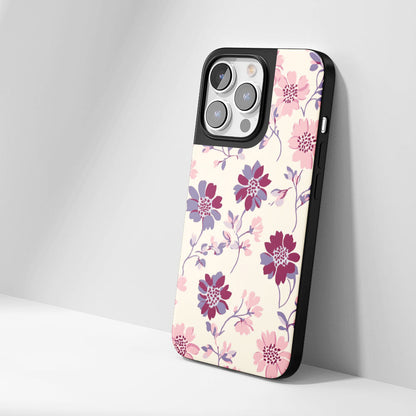 Industry-Level Tough Matte Flowers iPhone Case