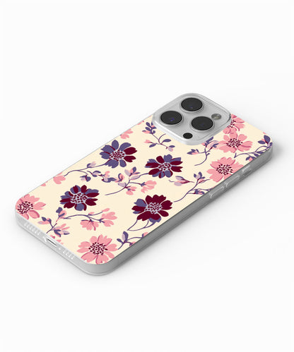 Latest 3rd-Generation Crystal Tough Glossy Flowers iPhone Case (MagSafe-Compatible)