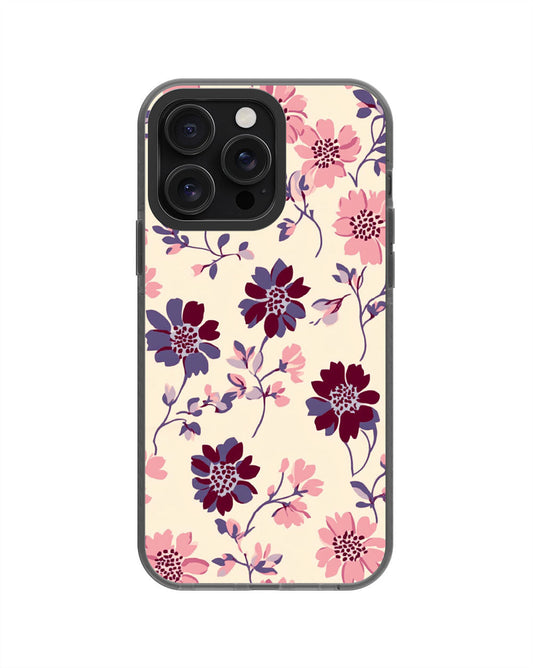 Latest 3rd-Generation Pop Tough Matte Flowers iPhone Case (MagSafe-Compatible) [Back Cover Only]