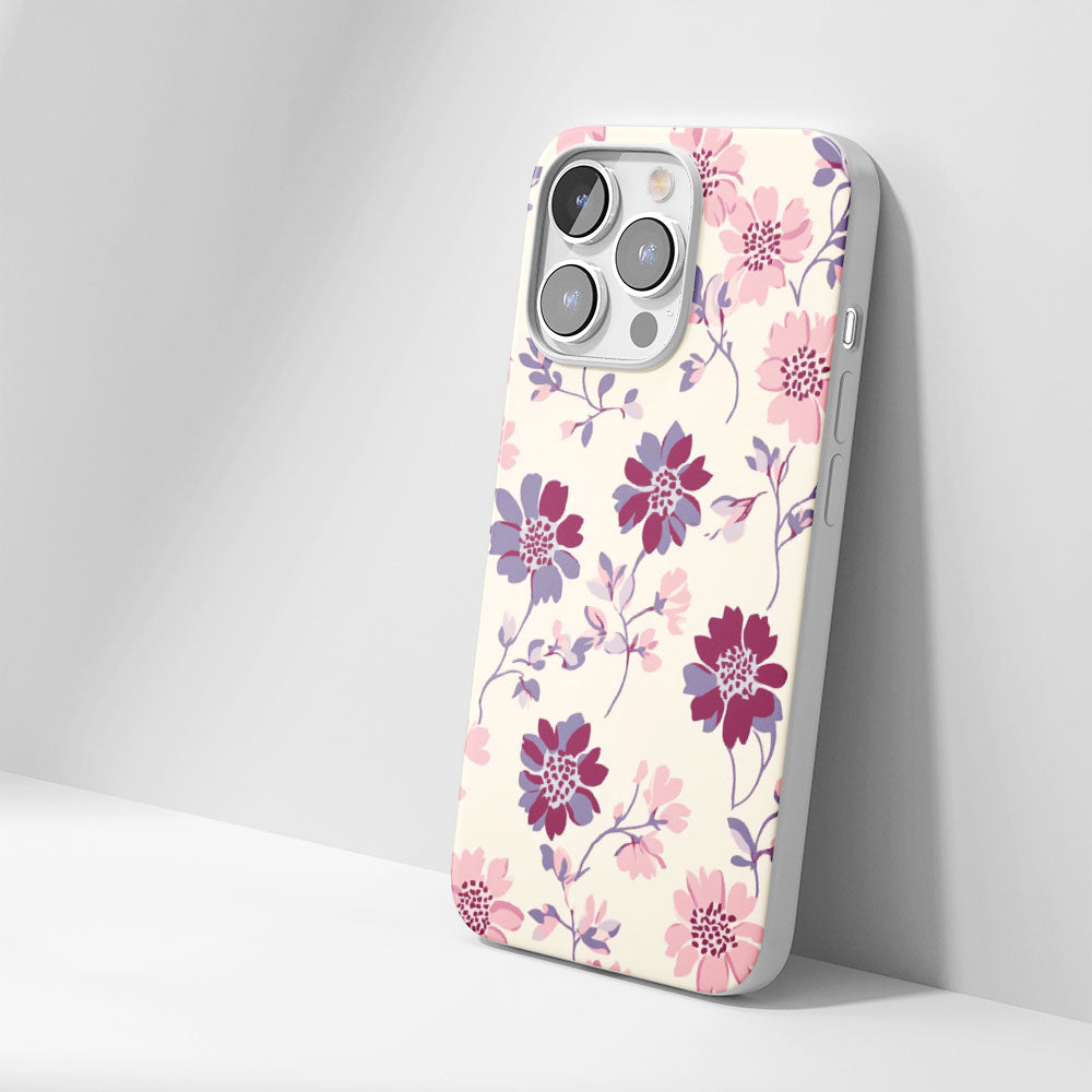 Latest 3rd-Generation Crystal Tough Glossy Flowers iPhone Case