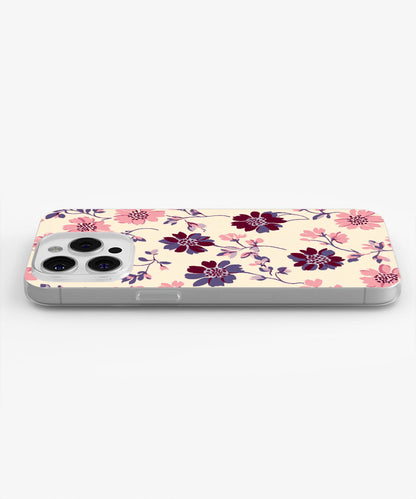 Latest 3rd-Generation Crystal Tough Glossy Flowers iPhone Case (MagSafe-Compatible)
